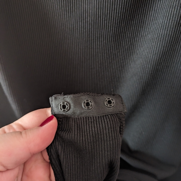 NWOT Black Scoop Neck SHEIN Curve Size 4X Bodysuit - Picture 2 of 4